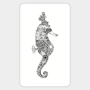 "Cecil" The Steampunk Seahorse Magnet